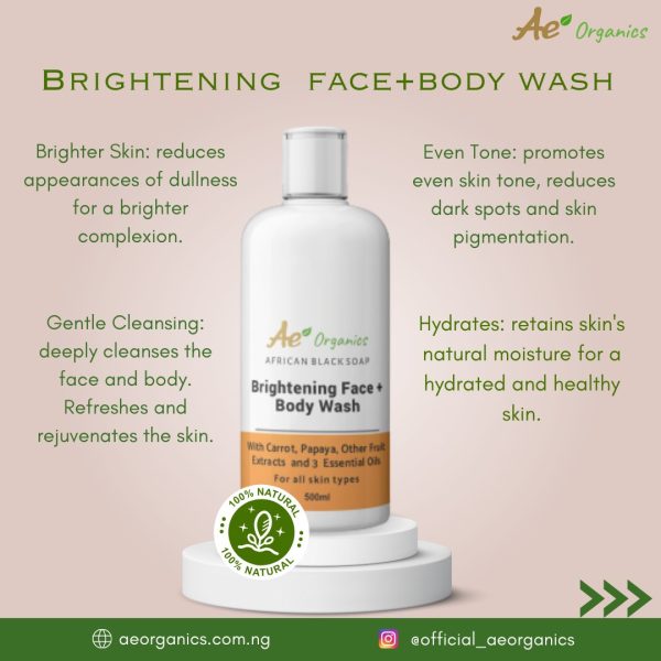Aeorganics - Aeorganic Brightening Face and Body Wash