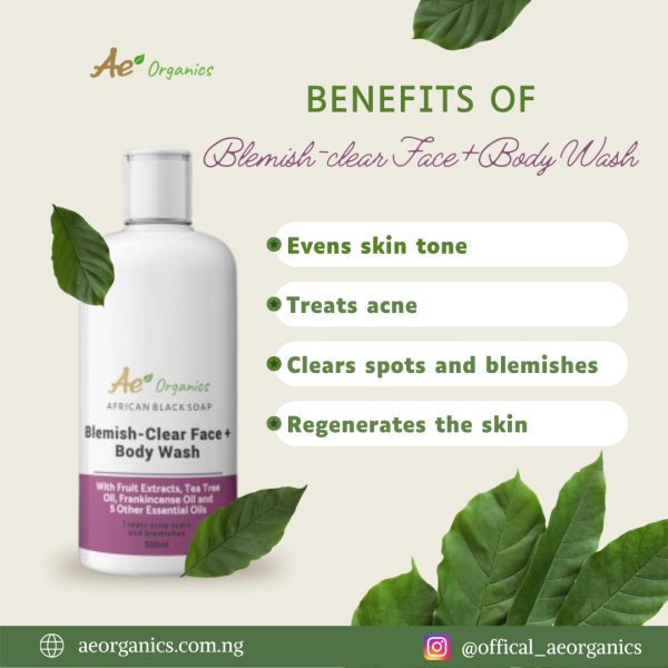 Aeorganics - Blemish clear face and body wash